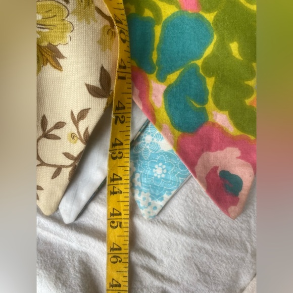 60’s vintage patchwork hand made diamond hem maxi skirt - Picture 13 of 16